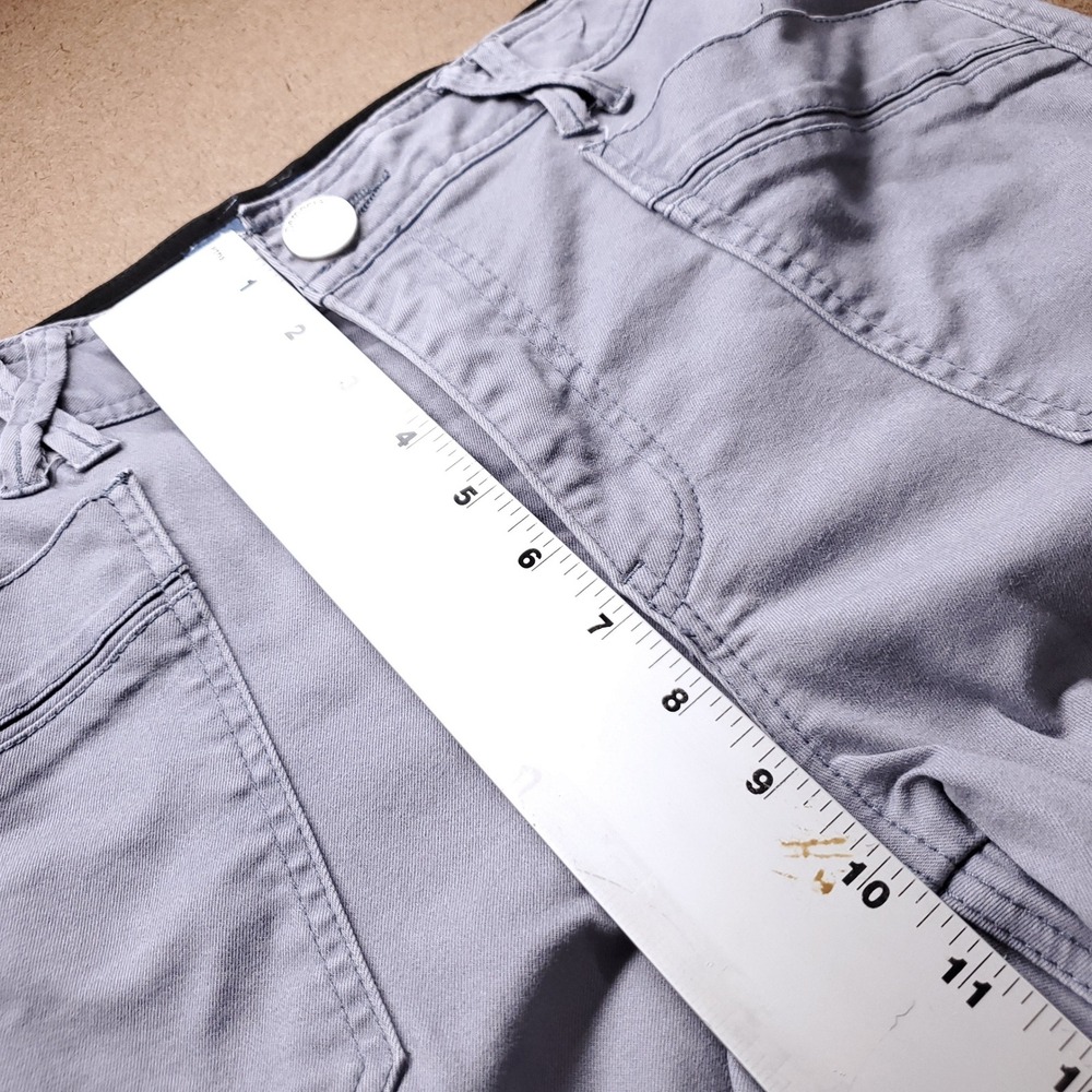 Democracy "Ab"solution Utility Cargo Pants Women 10 Gray Gorp Streetwear Tech - Picture 4 of 13
